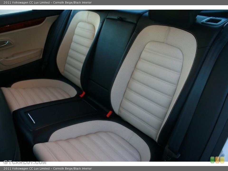 Cornsilk Beige/Black Interior Photo for the 2011 Volkswagen CC Lux Limited #40937854