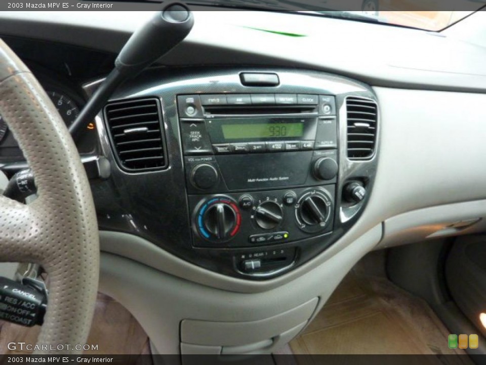 Gray Interior Controls for the 2003 Mazda MPV ES #40939850