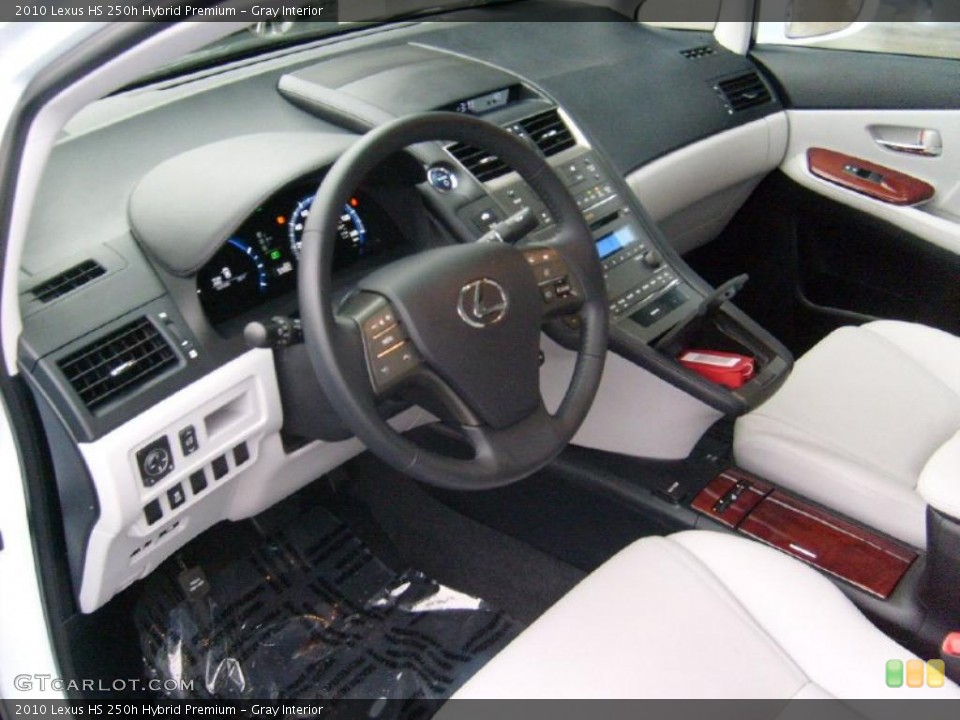 Gray 2010 Lexus HS Interiors