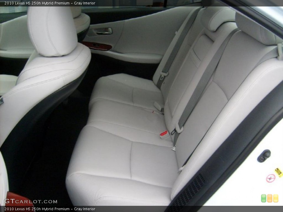 Gray Interior Photo for the 2010 Lexus HS 250h Hybrid Premium #40943130