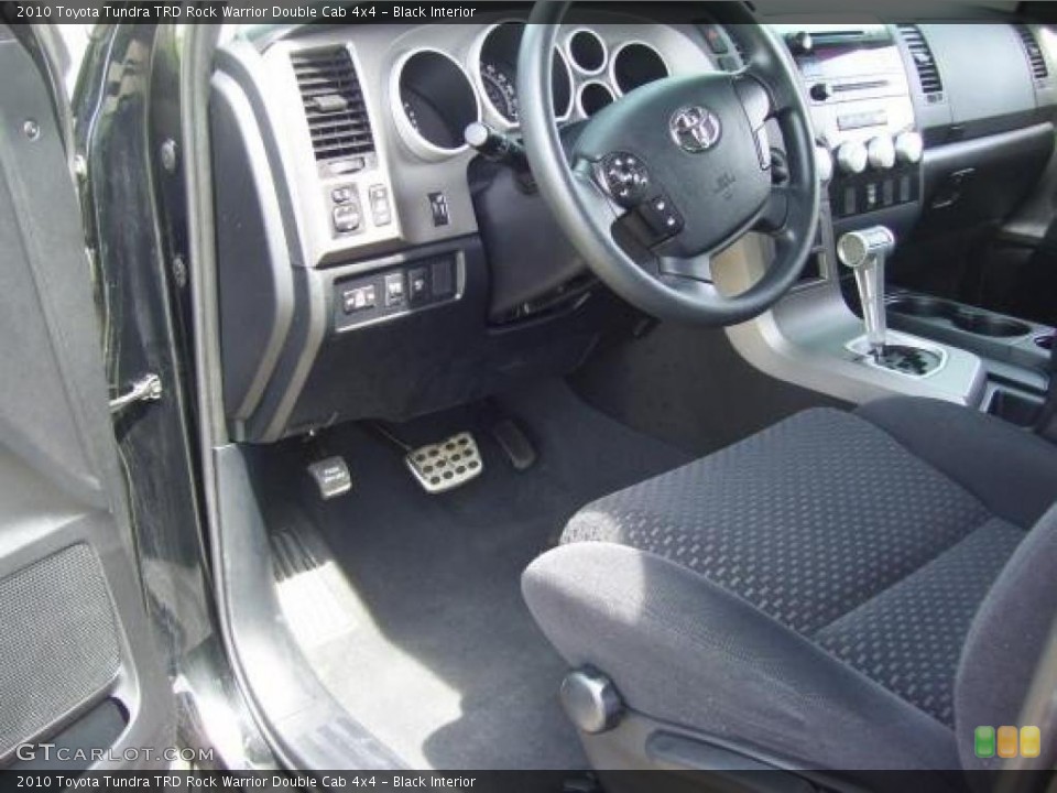 Black Interior Photo for the 2010 Toyota Tundra TRD Rock Warrior Double Cab 4x4 #40946674