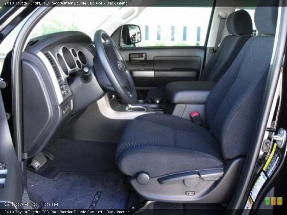 Black Interior Photo for the 2010 Toyota Tundra TRD Rock Warrior Double Cab 4x4 #40946702