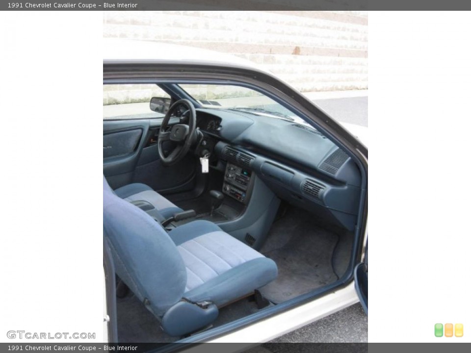 Blue Interior Photo for the 1991 Chevrolet Cavalier Coupe #40948630