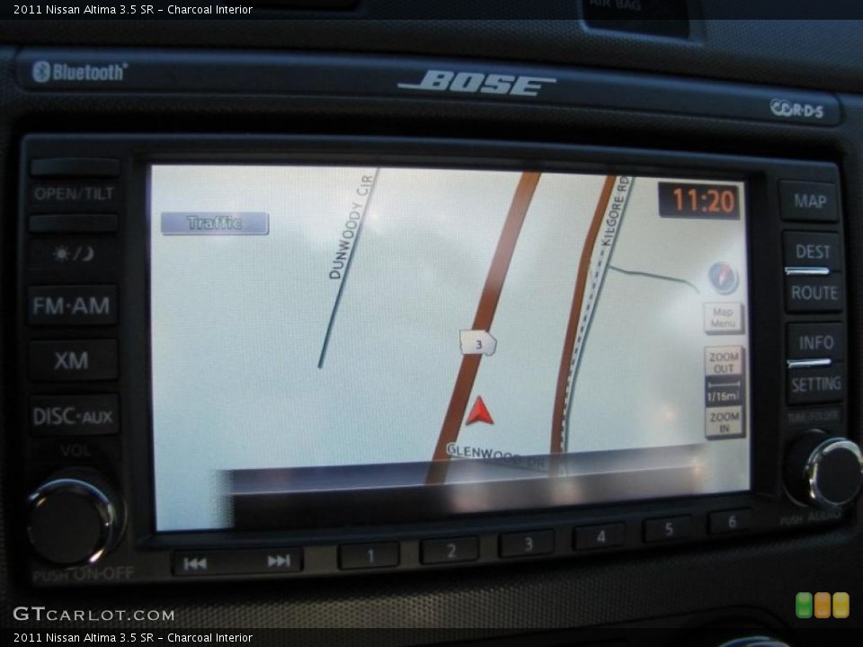 Charcoal Interior Navigation for the 2011 Nissan Altima 3.5 SR #40949702