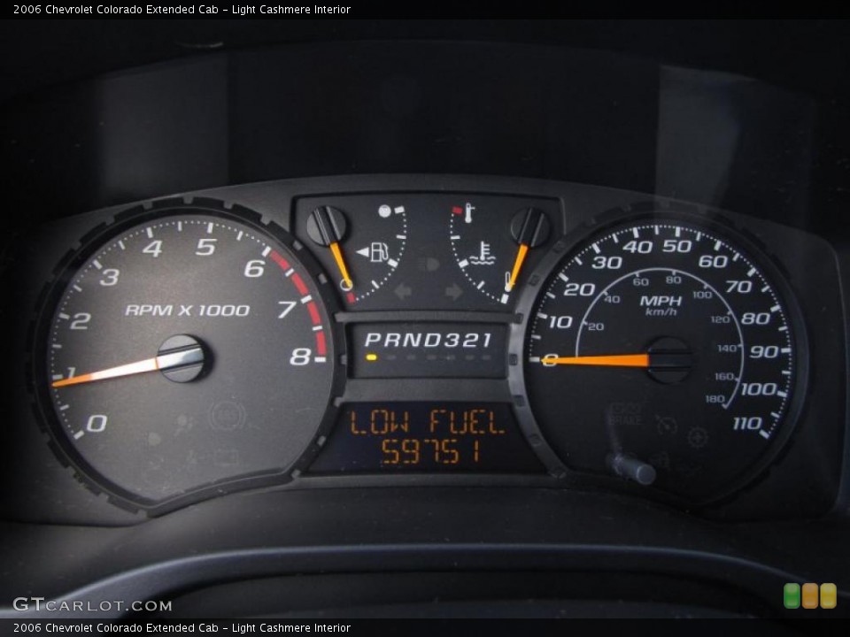 Light Cashmere Interior Gauges for the 2006 Chevrolet Colorado Extended Cab #40952302
