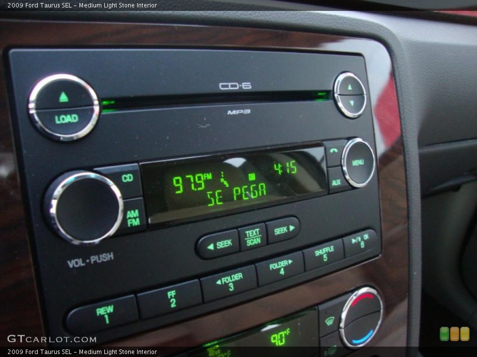 Medium Light Stone Interior Controls for the 2009 Ford Taurus SEL #40957317