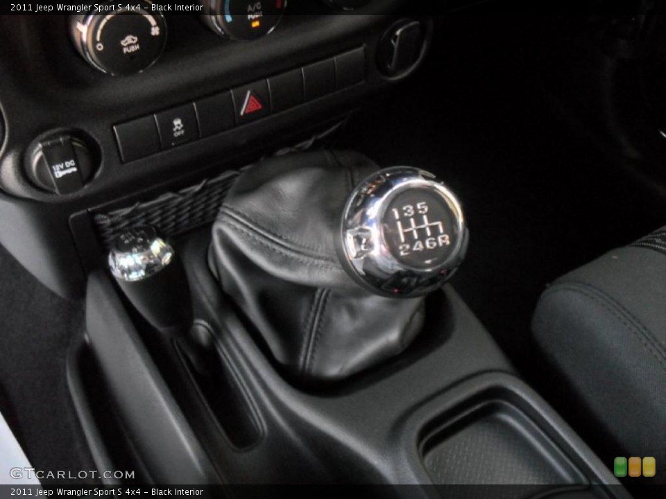 Black Interior Transmission for the 2011 Jeep Wrangler Sport S 4x4 #40960281