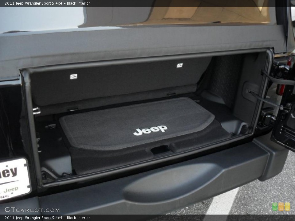Black Interior Trunk for the 2011 Jeep Wrangler Sport S 4x4 #40960325