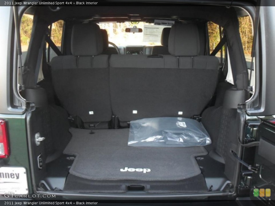 Black Interior Trunk for the 2011 Jeep Wrangler Unlimited Sport 4x4 #40960561