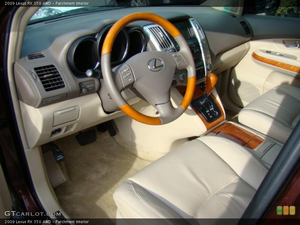 Parchment Interior Photo for the 2009 Lexus RX 350 AWD #40963236