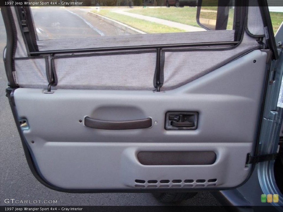 Gray Interior Door Panel for the 1997 Jeep Wrangler Sport 4x4 #40966992