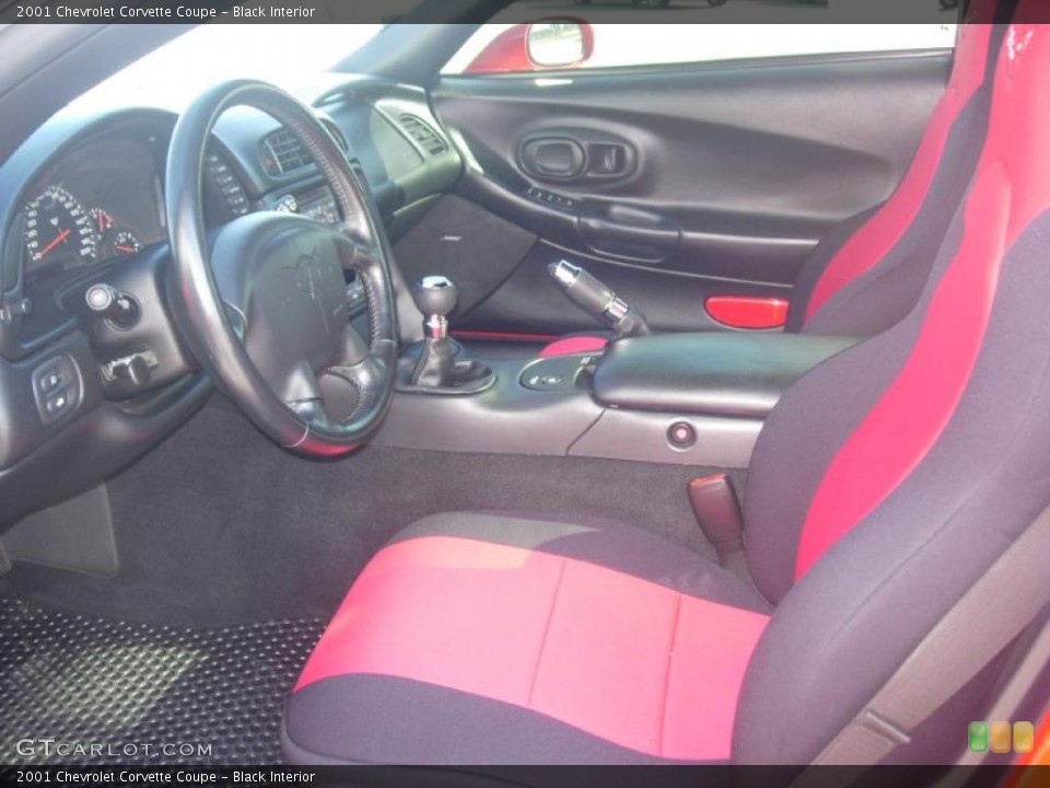 Black Interior Photo for the 2001 Chevrolet Corvette Coupe #40967624