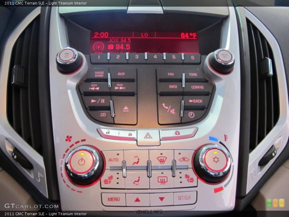 Light Titanium Interior Controls for the 2011 GMC Terrain SLE #40970604
