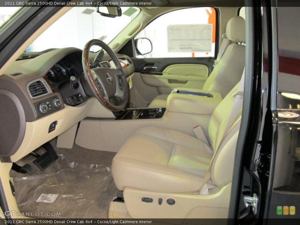 Cocoa/Light Cashmere Interior Photo for the 2011 GMC Sierra 2500HD Denali Crew Cab 4x4 #40971728