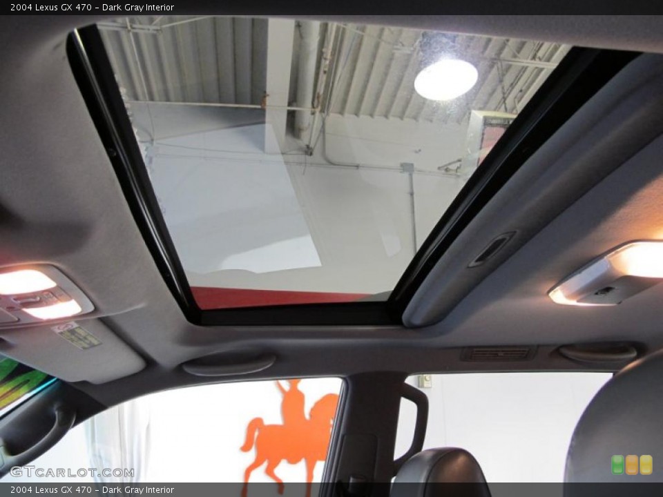 Dark Gray Interior Sunroof for the 2004 Lexus GX 470 #40972464
