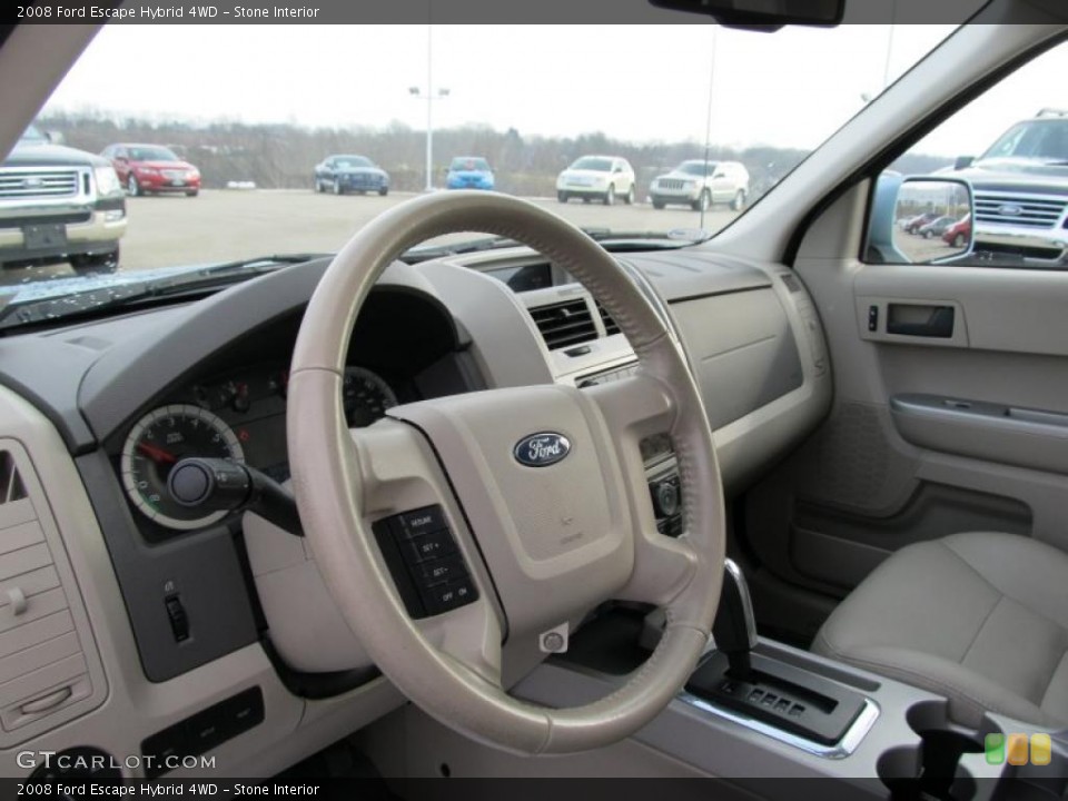 Stone Interior Prime Interior for the 2008 Ford Escape Hybrid 4WD #40973964