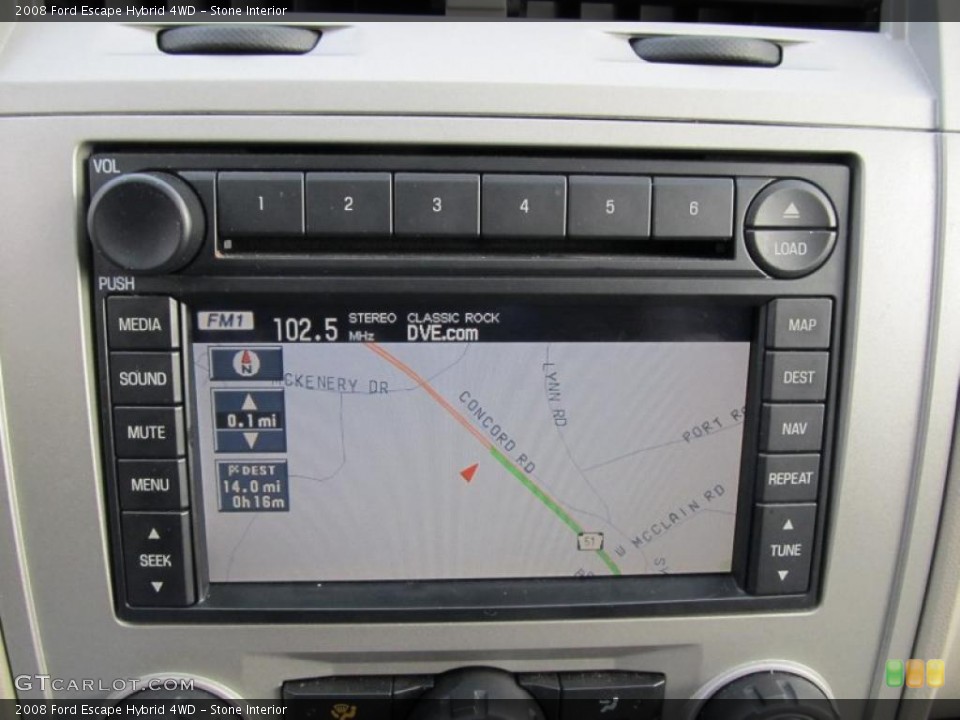 Stone Interior Controls for the 2008 Ford Escape Hybrid 4WD #40974004