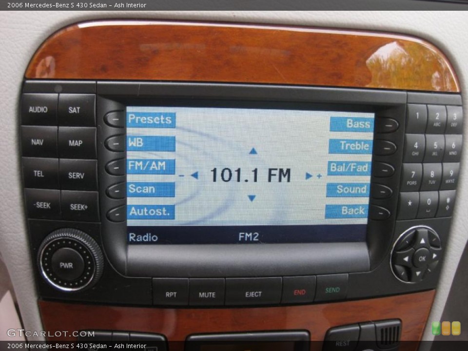 Ash Interior Navigation for the 2006 Mercedes-Benz S 430 Sedan #40974236