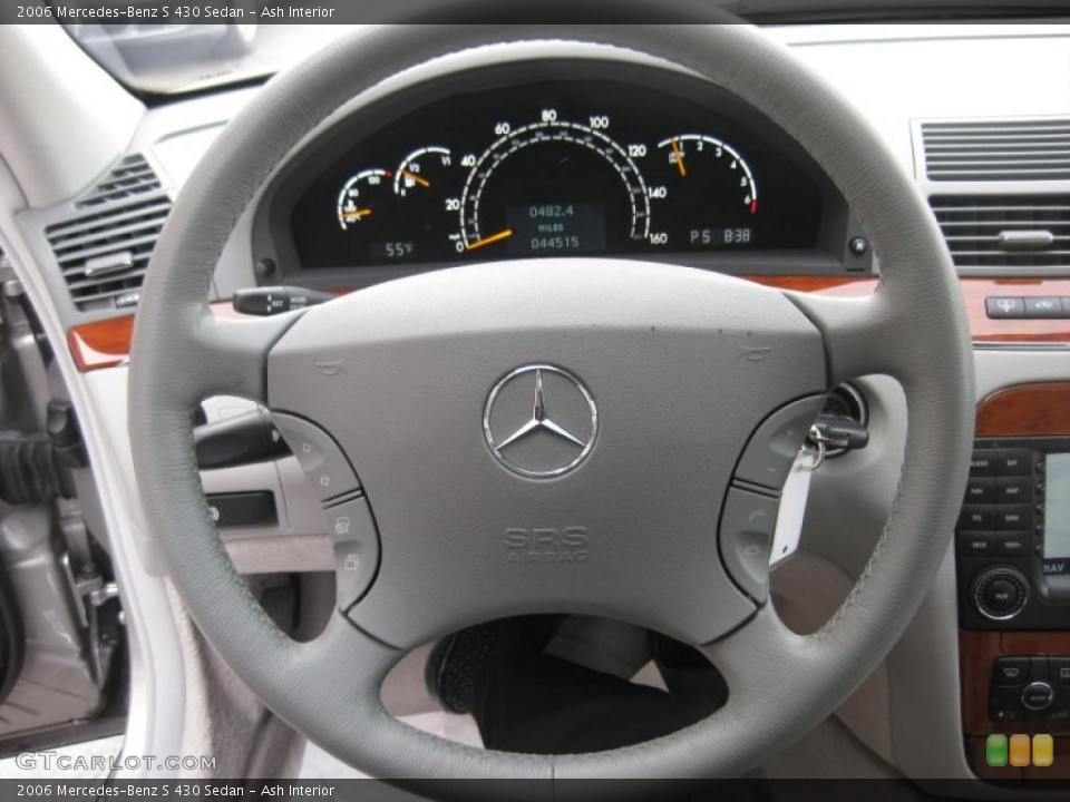 Ash Interior Steering Wheel for the 2006 Mercedes-Benz S 430 Sedan #40974352