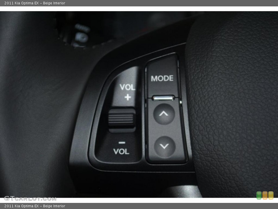 Beige Interior Controls for the 2011 Kia Optima EX #40975828