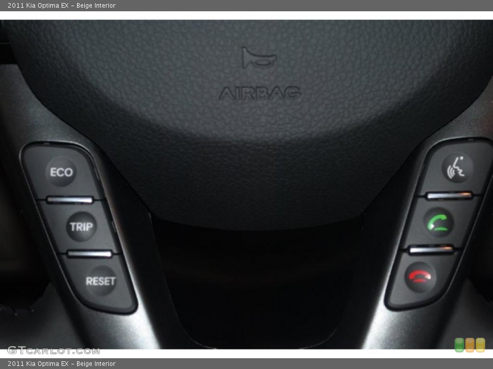 Beige Interior Controls for the 2011 Kia Optima EX #40975860