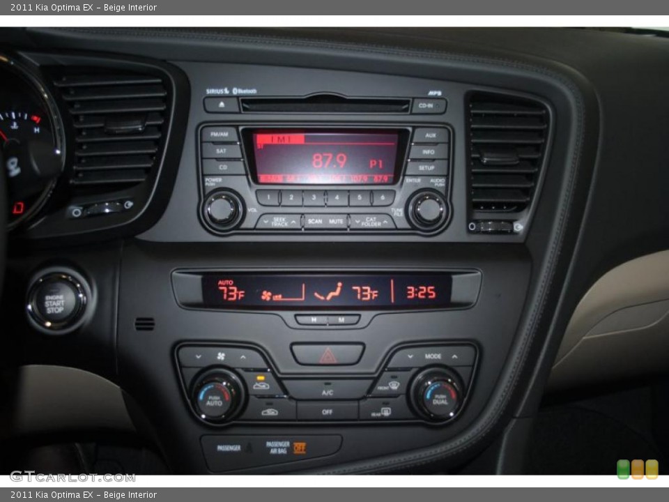 Beige Interior Controls for the 2011 Kia Optima EX #40975916
