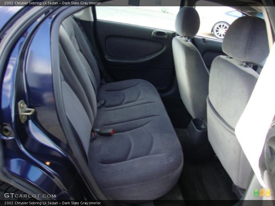Dark Slate Gray Interior Photo for the 2002 Chrysler Sebring LX Sedan #40979442