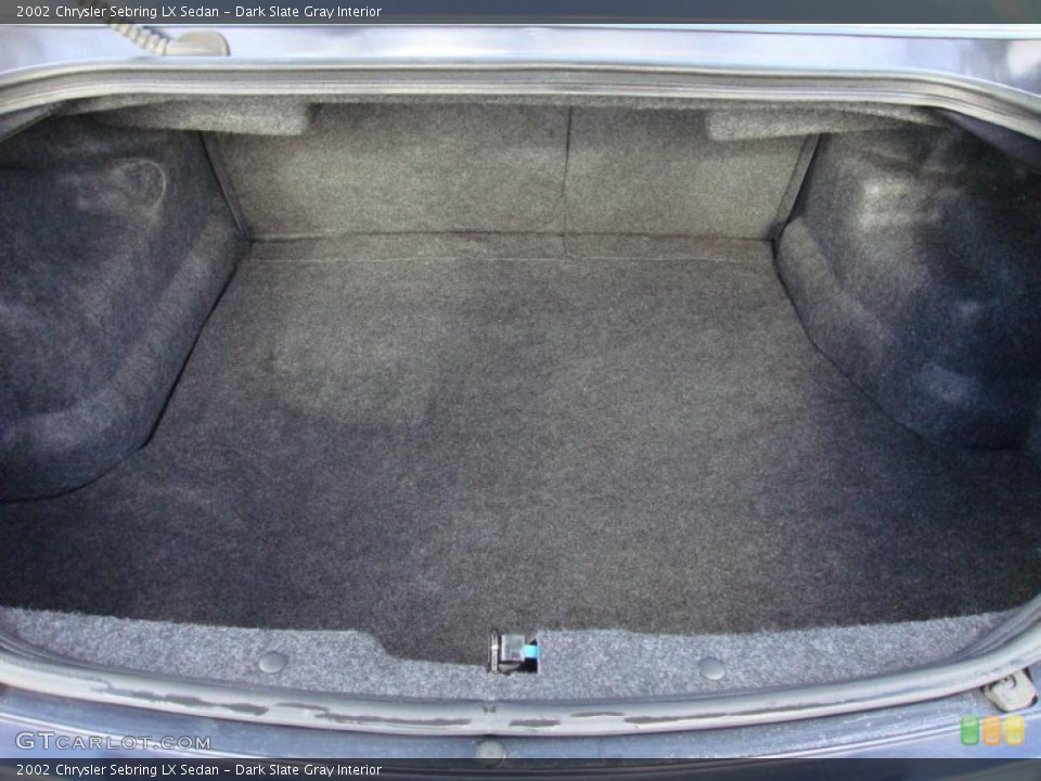 Dark Slate Gray Interior Trunk for the 2002 Chrysler Sebring LX Sedan #40979532