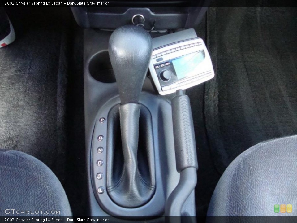 Dark Slate Gray Interior Transmission for the 2002 Chrysler Sebring LX Sedan #40979757