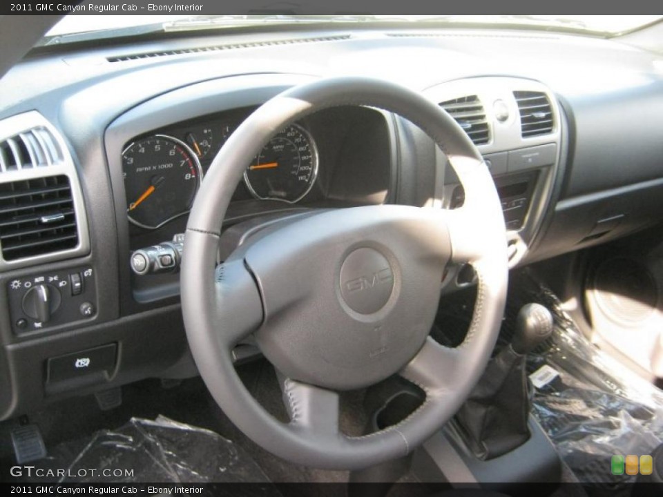 Ebony Interior Photo for the 2011 GMC Canyon Regular Cab #40981917