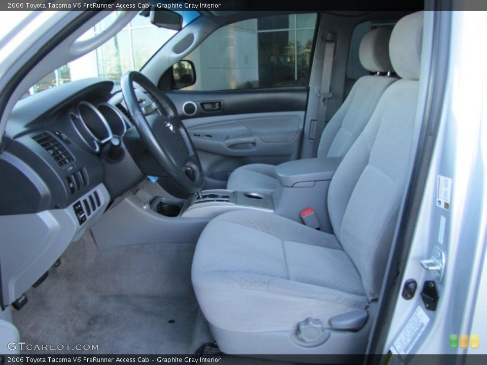 Graphite Gray Interior Photo for the 2006 Toyota Tacoma V6 PreRunner Access Cab #40984045