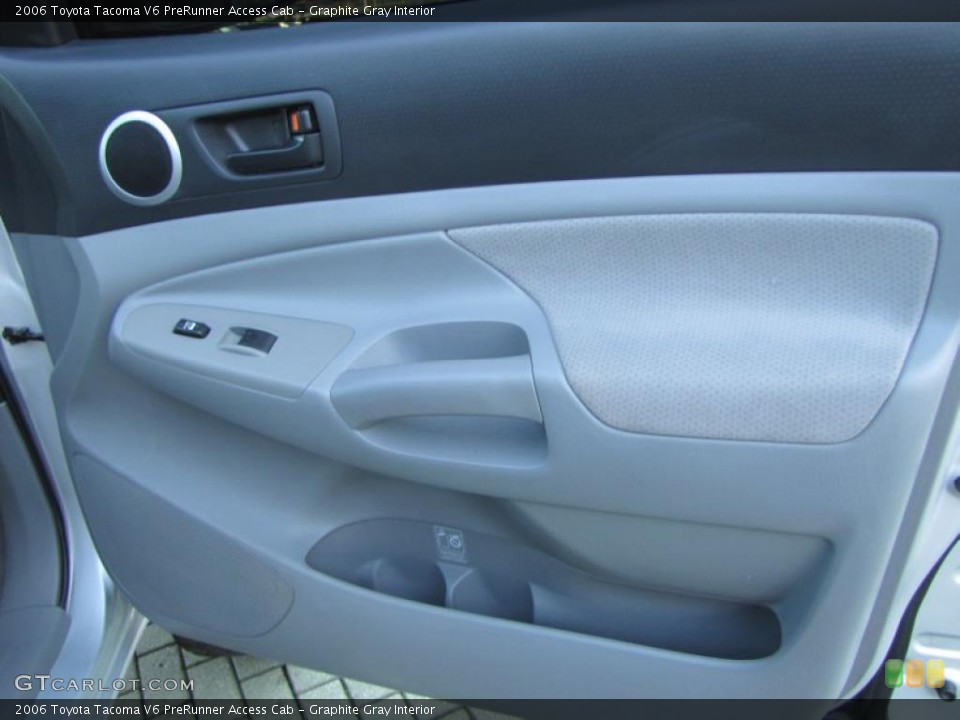Graphite Gray Interior Door Panel for the 2006 Toyota Tacoma V6 PreRunner Access Cab #40984133