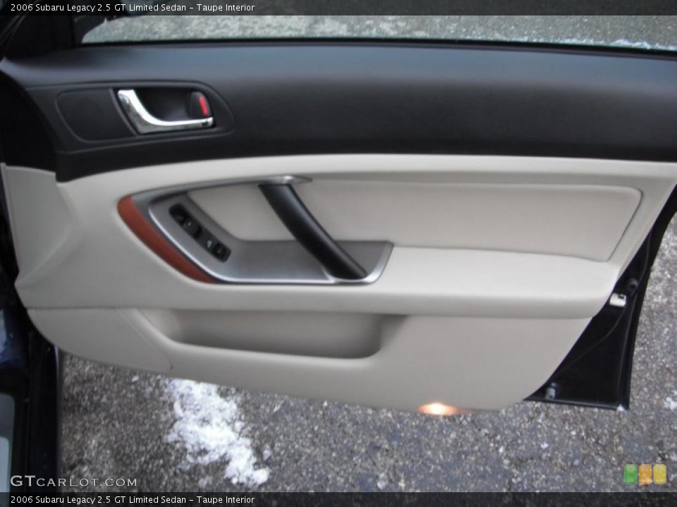 Taupe Interior Door Panel for the 2006 Subaru Legacy 2.5 GT Limited Sedan #40989333