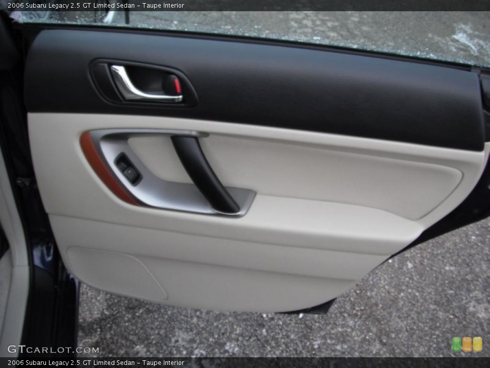 Taupe Interior Door Panel for the 2006 Subaru Legacy 2.5 GT Limited Sedan #40989349