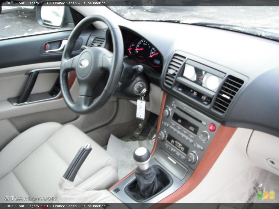 Taupe Interior Photo for the 2006 Subaru Legacy 2.5 GT Limited Sedan #40989429