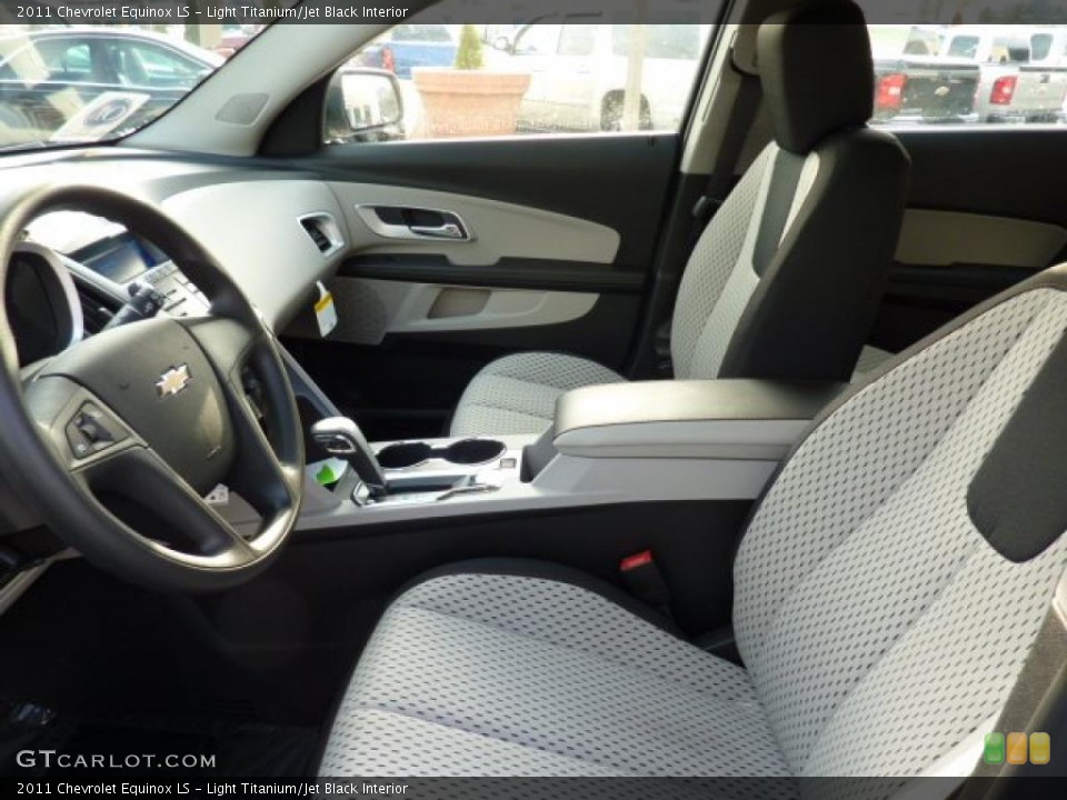 Light Titanium/Jet Black Interior Photo for the 2011 Chevrolet Equinox LS #40990305
