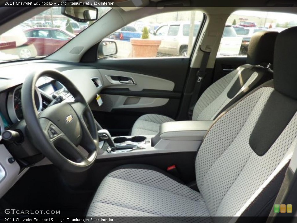 Light Titanium/Jet Black Interior Photo for the 2011 Chevrolet Equinox LS #40991193