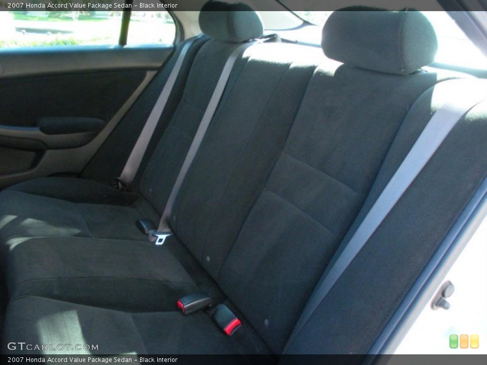 Black Interior Photo for the 2007 Honda Accord Value Package Sedan #40991449