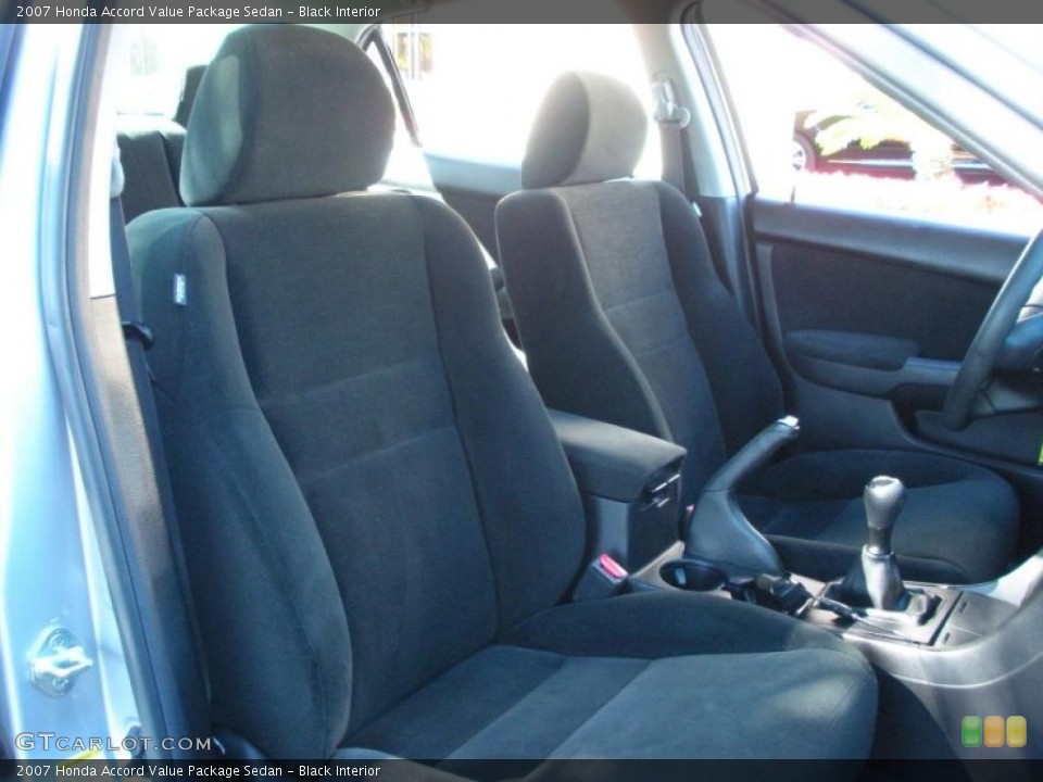 Black Interior Photo for the 2007 Honda Accord Value Package Sedan #40991549