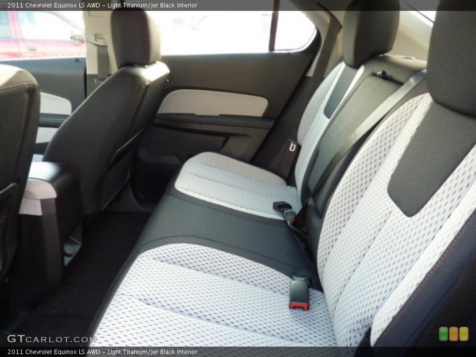 Light Titanium/Jet Black Interior Photo for the 2011 Chevrolet Equinox LS AWD #40991653