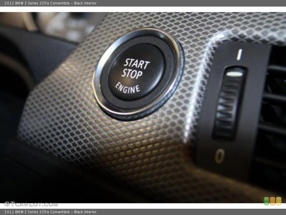 Black Interior Controls for the 2011 BMW 3 Series 335is Convertible #40993237