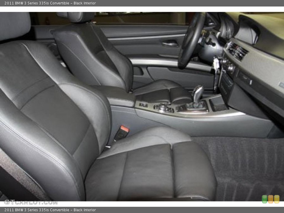 Black Interior Photo for the 2011 BMW 3 Series 335is Convertible #40993477