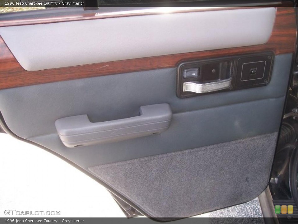 Gray Interior Door Panel for the 1996 Jeep Cherokee Country #40995354