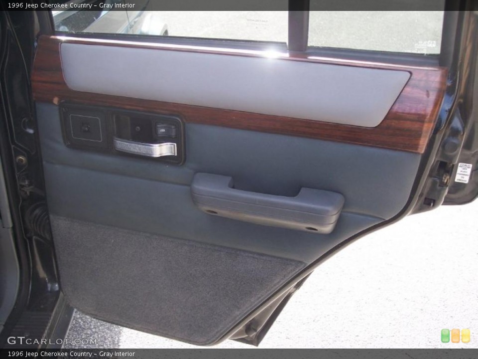 Gray Interior Door Panel for the 1996 Jeep Cherokee Country #40995386