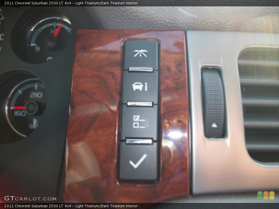 Light Titanium/Dark Titanium Interior Controls for the 2011 Chevrolet Suburban 2500 LT 4x4 #40997778