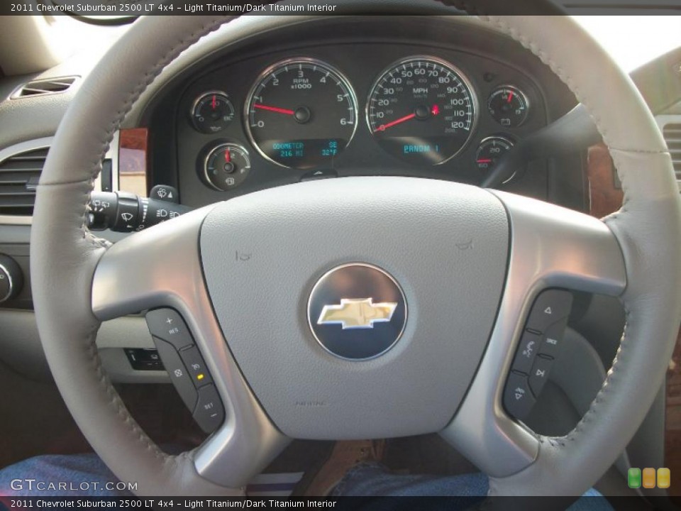 Light Titanium/Dark Titanium Interior Steering Wheel for the 2011 Chevrolet Suburban 2500 LT 4x4 #40997830