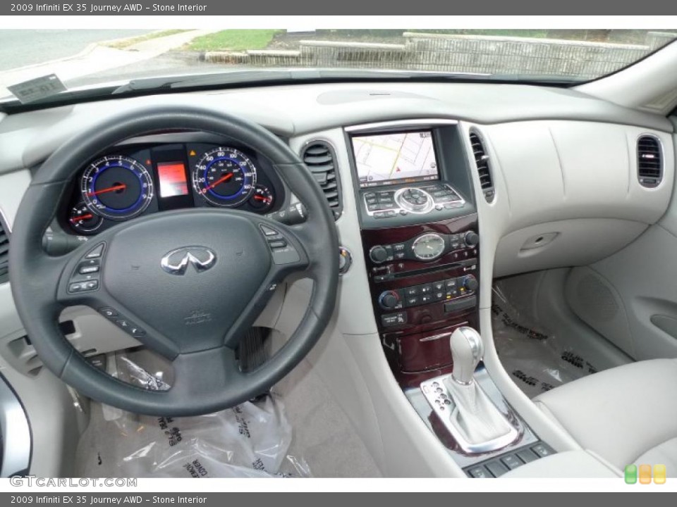 Stone Interior Dashboard for the 2009 Infiniti EX 35 Journey AWD #40998066