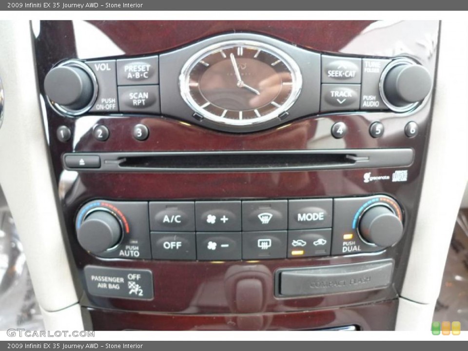 Stone Interior Controls for the 2009 Infiniti EX 35 Journey AWD #40998574