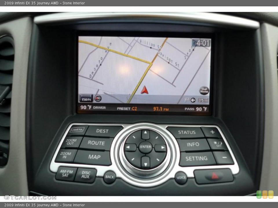 Stone Interior Navigation for the 2009 Infiniti EX 35 Journey AWD #40998590
