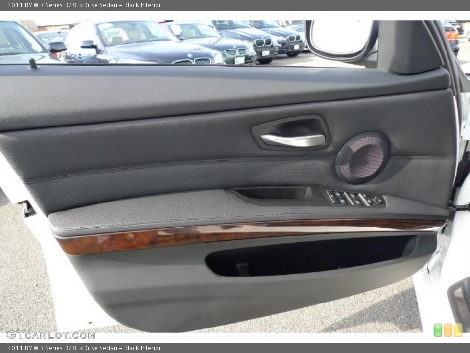 Black Interior Door Panel for the 2011 BMW 3 Series 328i xDrive Sedan #40999154